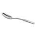 A Choice stainless steel teaspoon with a silver handle.