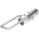 A stainless steel Advance Tabco faucet wand with a metal handle.