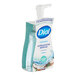A bottle of Dial Coconut Water foaming hand soap with a pump.