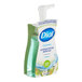 A bottle of Dial Fresh Pear foaming hand soap with a pump.