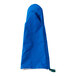 A blue Tucker Safety Products oven mitt with a green removable liner.