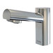 A Bradley polished chrome automatic sensor faucet with a round tube.