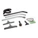 A ProTeam vacuum cleaner kit with various accessories including a 107466 Remediation Kit.