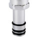 A chrome replacement nozzle for an Advance Tabco K-59 wall mount faucet.