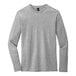 A District light heather grey long sleeve t-shirt.