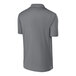 A Sport-Tek grey polo shirt with a white collar.