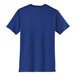 A deep royal blue District unisex t-shirt with the word 'sport' on the back.