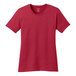 A red Port & Company short sleeve t-shirt.