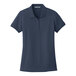 A River Blue Port Authority women's short sleeve polo shirt.