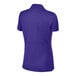 A purple Sport-Tek polo shirt for women with short sleeves.