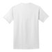 A white Port & Company short sleeve t-shirt.