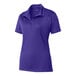 A purple Sport-Tek women's polo shirt with a collar.