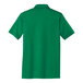 A green Port & Company polo shirt.