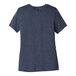 A Bella + Canvas women's navy blue short sleeve T-shirt.