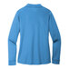 A Port Authority women's Carolina blue long sleeve polo shirt.