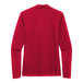 A red Nike long sleeve polo shirt.