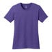 A purple Port & Company short sleeve t-shirt.