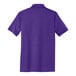 A Port & Company purple polo shirt.