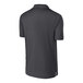 A grey Sport-Tek polo shirt with a white background.