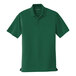 A Port Authority Deep Forest Green short sleeve polo shirt.