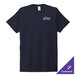 An AllMade night sky navy t-shirt with a customizable design.