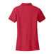 A Port Authority women's extra small short sleeve polo shirt in red.