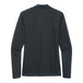 A black long sleeve Nike polo shirt with a long collar.