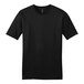 A District black short sleeve t-shirt with a black collar.
