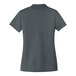 A Port Authority women's graphite short sleeve polo shirt.