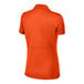 A Sport-Tek women's orange short sleeve polo shirt.