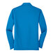 A Port Authority blue long sleeve polo shirt.