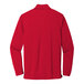 A Port Authority red long sleeve polo shirt.