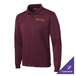 A medium maroon Sport-Tek long sleeve polo with a logo on the front.