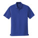 A Port Authority True Royal Short Sleeve UV Moisture-Wicking Polo Shirt in blue.