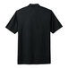 A black Nike short sleeve polo shirt.