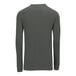 A back view of a Nike anthracite long sleeve moisture-wicking shirt.