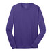 A purple Port & Company long sleeve t-shirt.