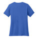 A back view of a royal blue Port & Company women's t-shirt.