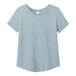 A light blue AllMade women's short sleeve t-shirt with a scoop neck.