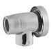 A silver metal Watts anti-siphon vacuum breaker with a polished chrome finish and a round cap.