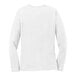A white Port & Company long sleeved t-shirt.