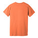 A heather orange Bella + Canvas customizable t-shirt.