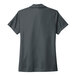 An anthracite Nike short sleeve polo shirt with a collar.