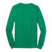 A green Port & Company long sleeve T-shirt.