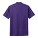 A purple Nike polo with short sleeves.