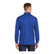 A man wearing a royal blue Sport-Tek long sleeve polo shirt.