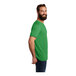 A man with a beard wearing a green AllMade Enviro Green short sleeve t-shirt.