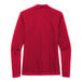 A red Nike long sleeve polo shirt.