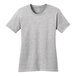 A Port & Company ash grey short sleeve t-shirt.