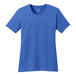 A Port & Company royal blue short sleeve t-shirt.